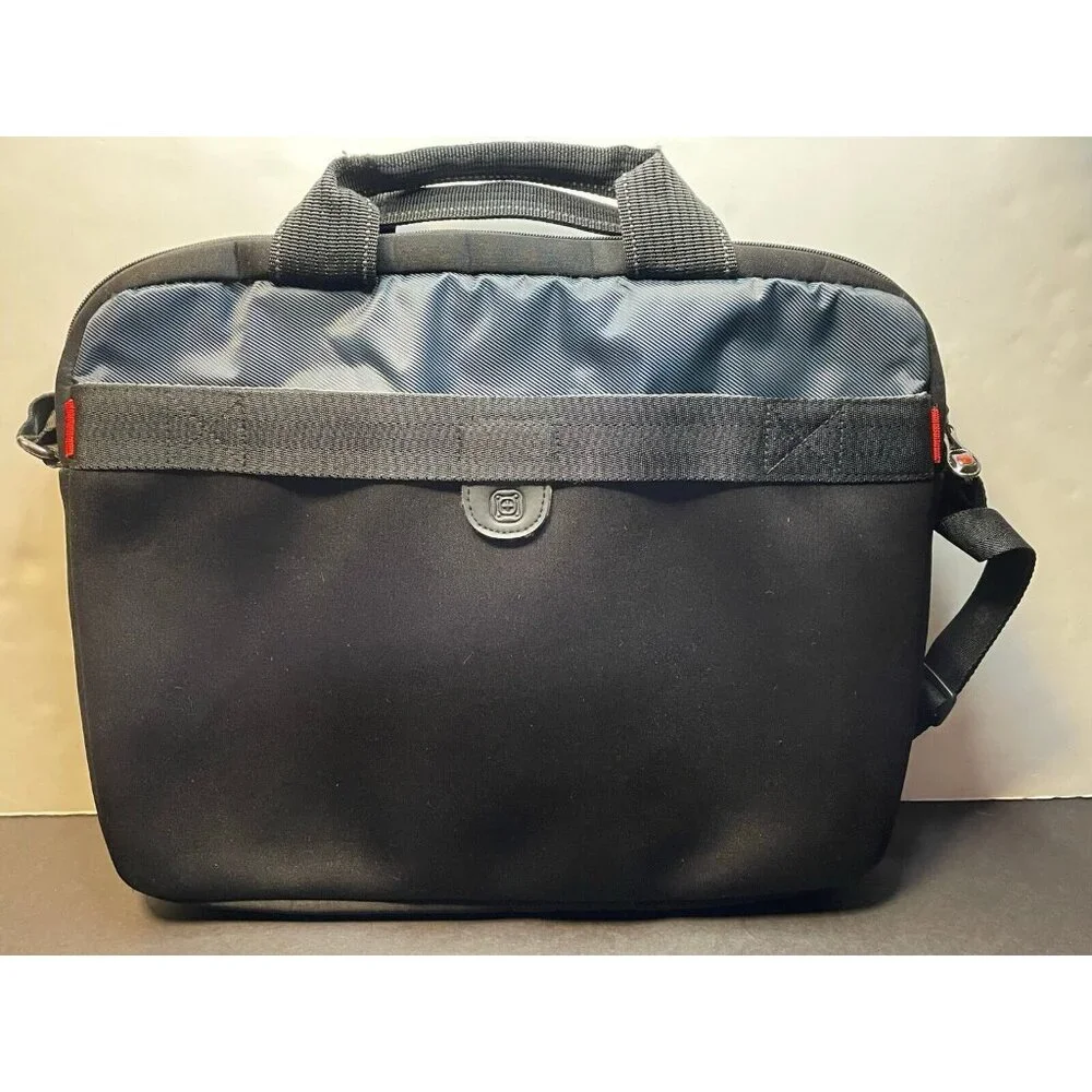 Swiss Gear The Angle padded laptop bag briefcase shoulder strap 16" x 13" black - Picture 2 of 10